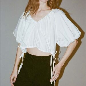 Rachel Comey Shapley Crop Top White Size 2